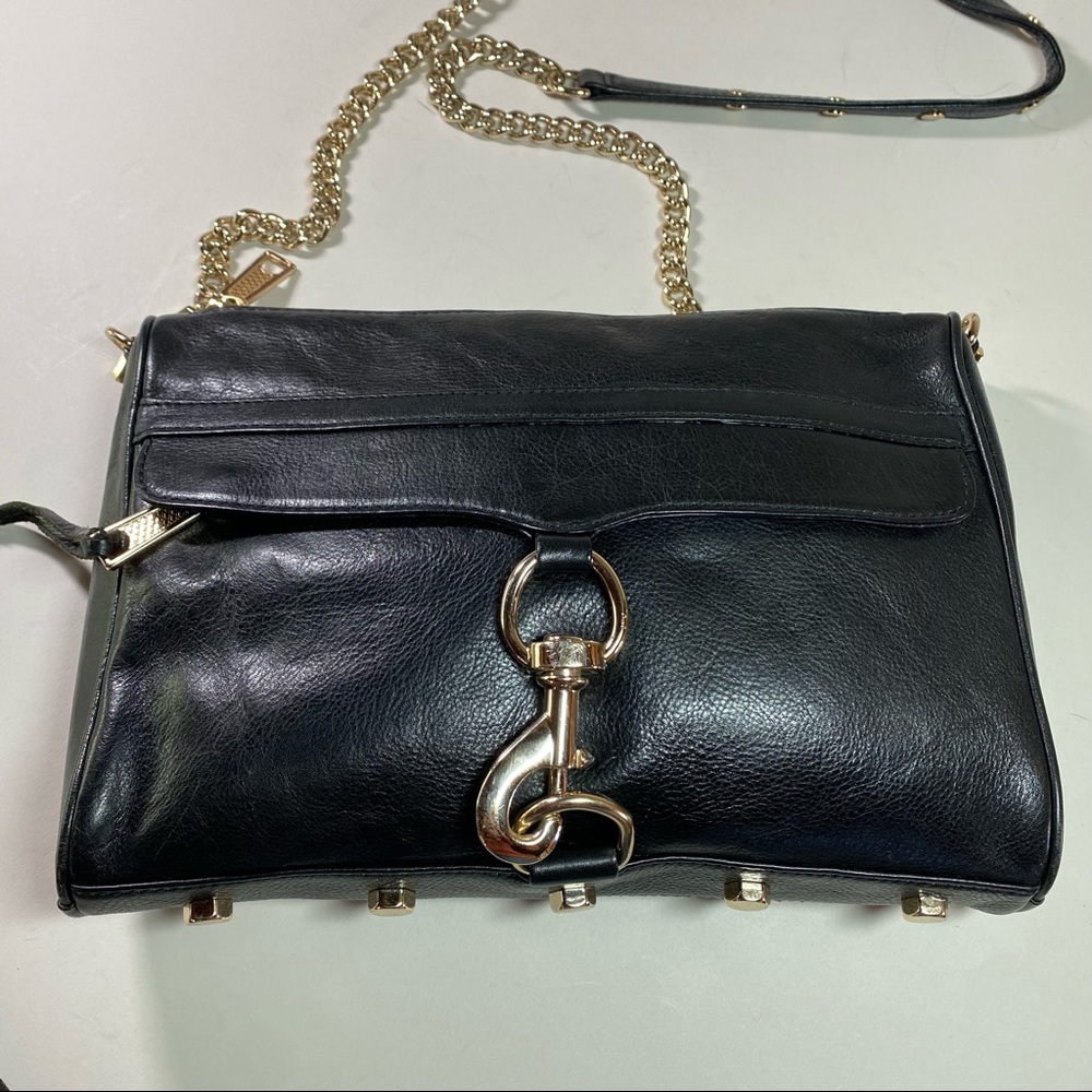 Rebecca Minkoff black leather crossbody